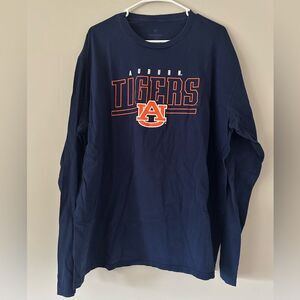 Men’s Auburn Tigers Long Sleeve T-Shirt Size 3XL Navy Blue Fangear Sport